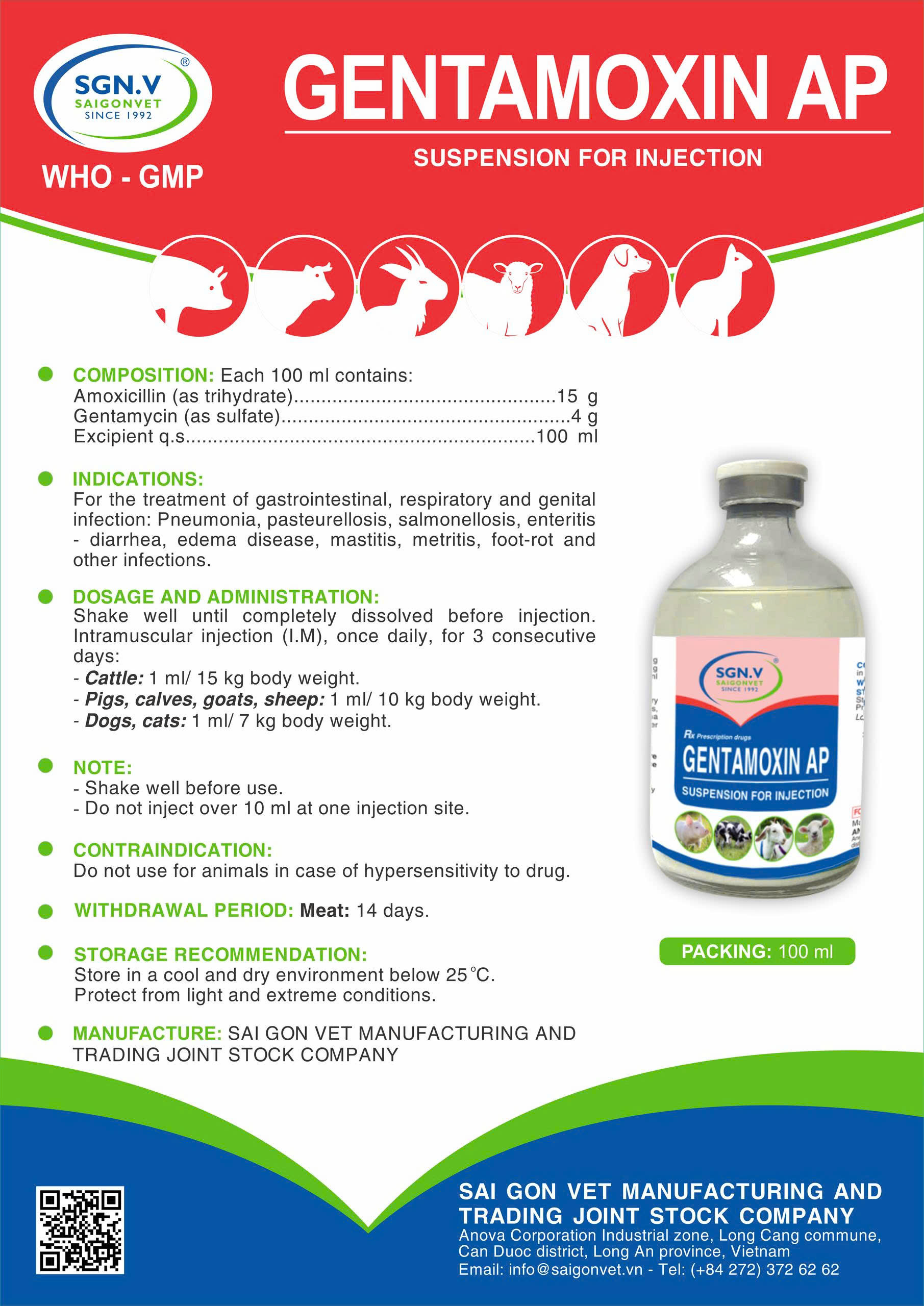 GENTAMOXIN AP