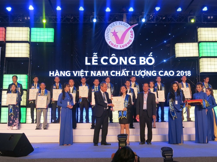 ANOVA PHARMA ĐẠT CHỨNG NHẬN "HÀNG VIỆT NAM CHẤT LƯỢNG CAO 2018"