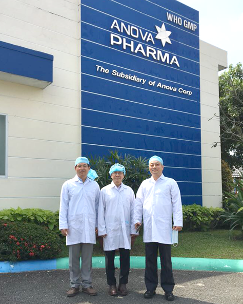 ANOVA PHARMA HÂN HẠNH ĐÓN TIẾP KHÁCH THAM QUAN NHÀ MÁY