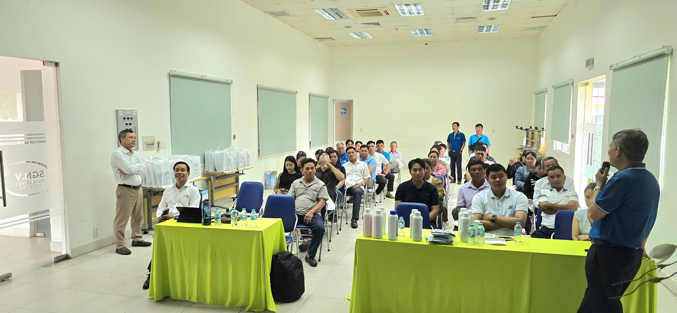 Saigonvet introducing its aquaculture products and solutions